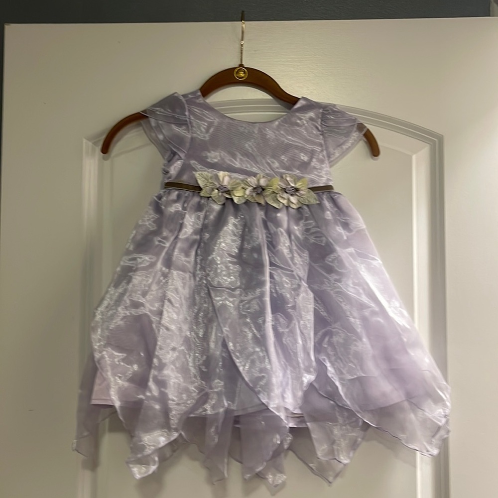 Biscotti purple flowered size 2t formal dress